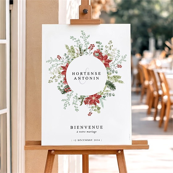 Panneau bienvenue douce subtilité