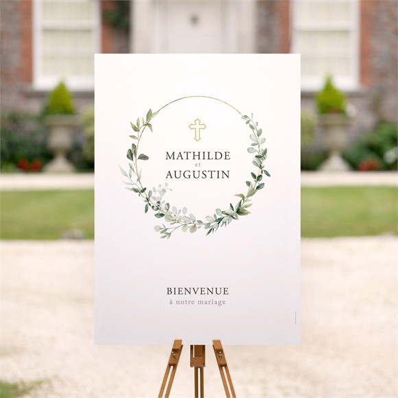 Panneau bienvenue Sacré réf.N260429