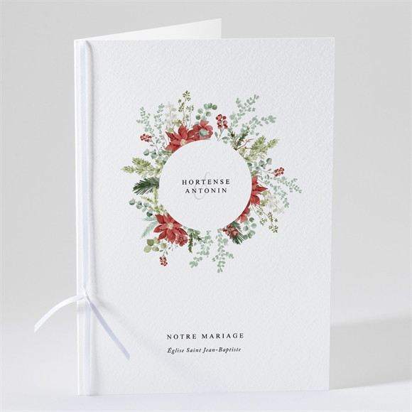 Livret de messe mariage Douce subtilité réf.N491585