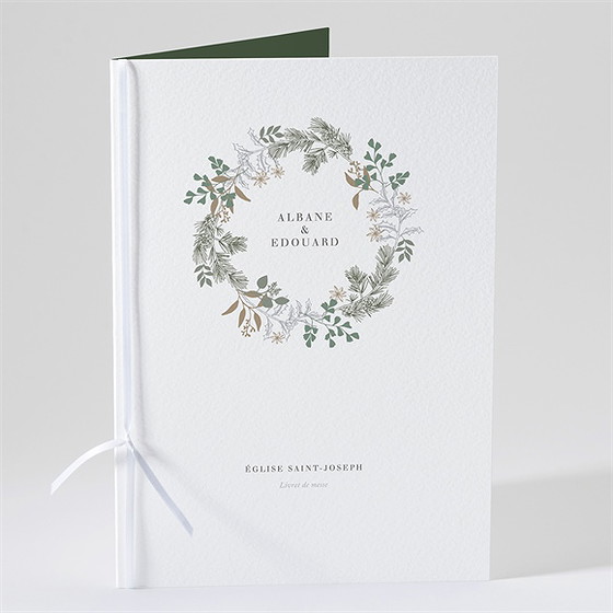 Livret de messe mariage c'est noël !