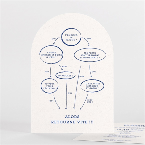 Faire-part mariage Allez viens ! Arche réf.N27160