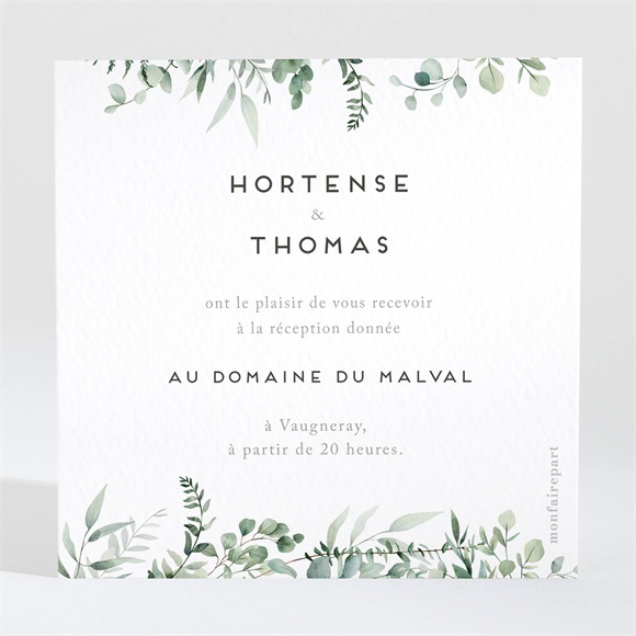 Carton d'invitation mariage Amour Elegant réf.N3002166
