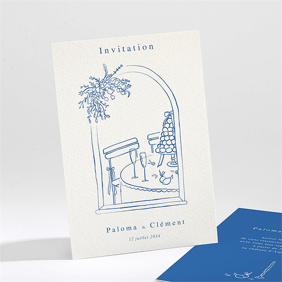 Carton d'invitation mariage dolce vita