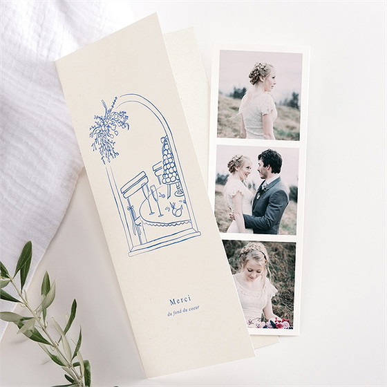 Remerciement mariage dolce vita