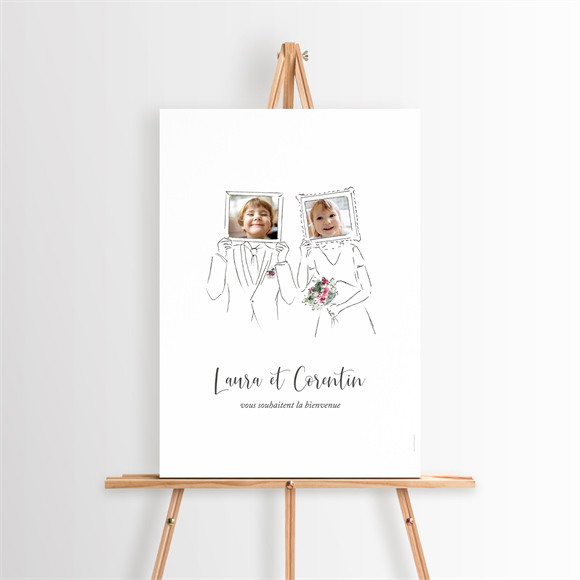 Panneau bienvenue Jolie Devinette réf.N260458