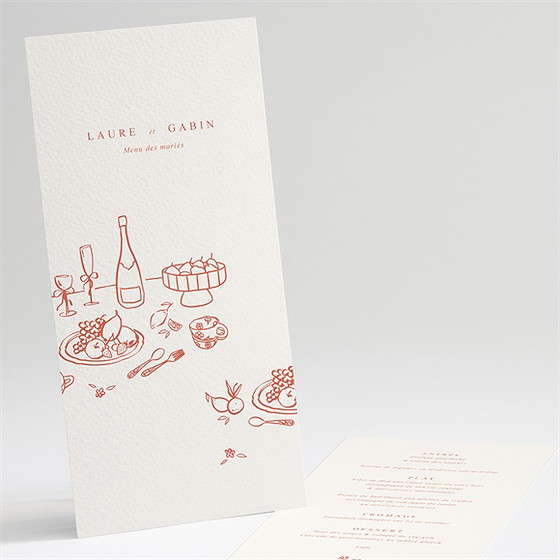 Menu mariage a l'italienne