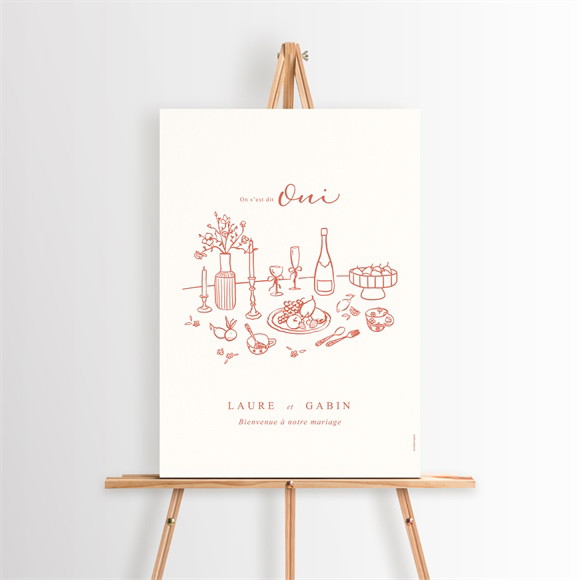 Panneau bienvenue A l'italienne réf.N260463