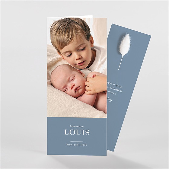 Faire-part naissance moderne et tendance fleur