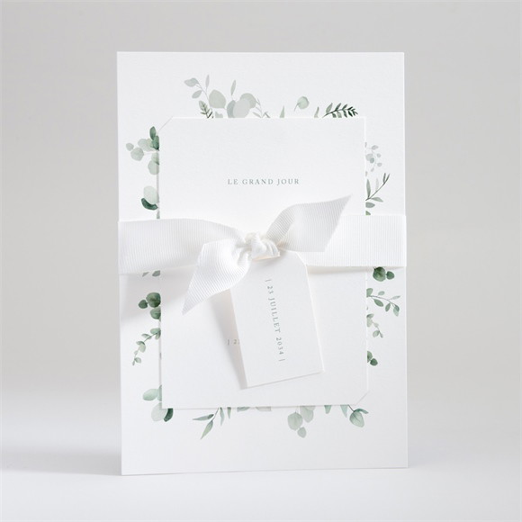 Faire-part mariage Lyrisme superposition réf.N99172