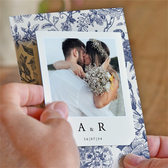 Remerciement mariage Exotique réf.N23159