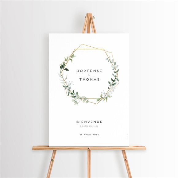 Panneau bienvenue Amour Elegant réf.N260471