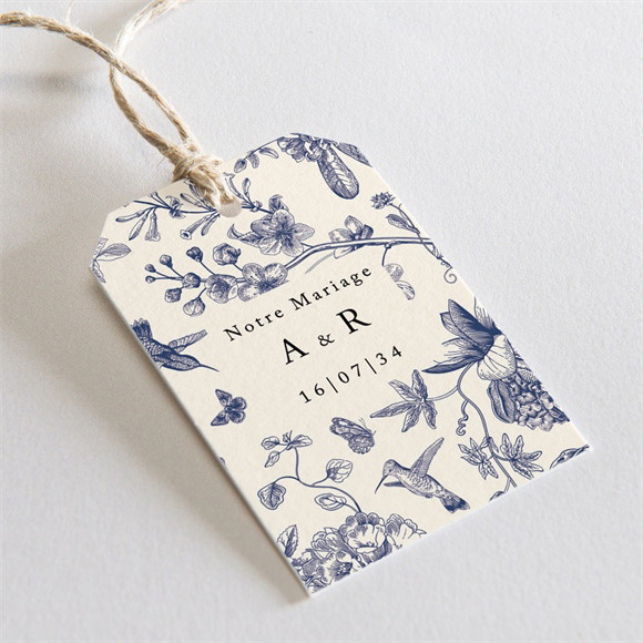 Etiquette mariage Exotique réf.N2911006