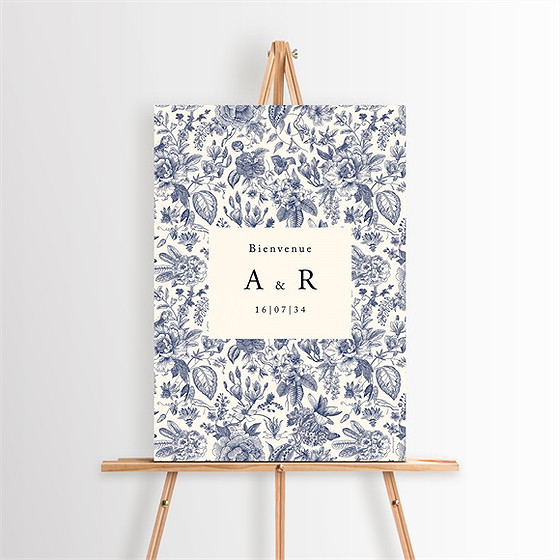 Panneau bienvenue exotique