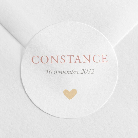 Sticker naissance Petits cœurs réf.N3602341