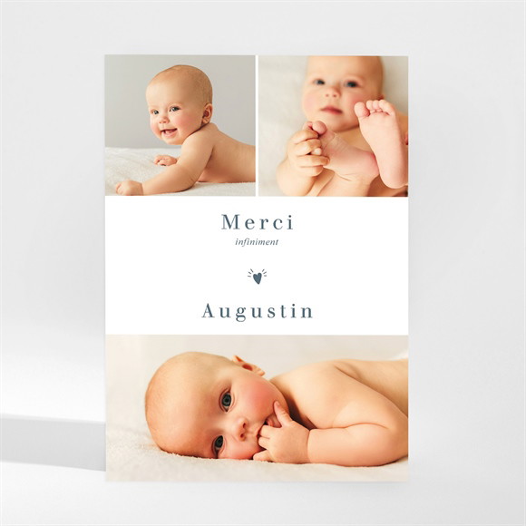 Remerciement naissance Multi photo réf.N210240