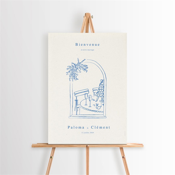 Panneau bienvenue Dolce vita réf.N260480