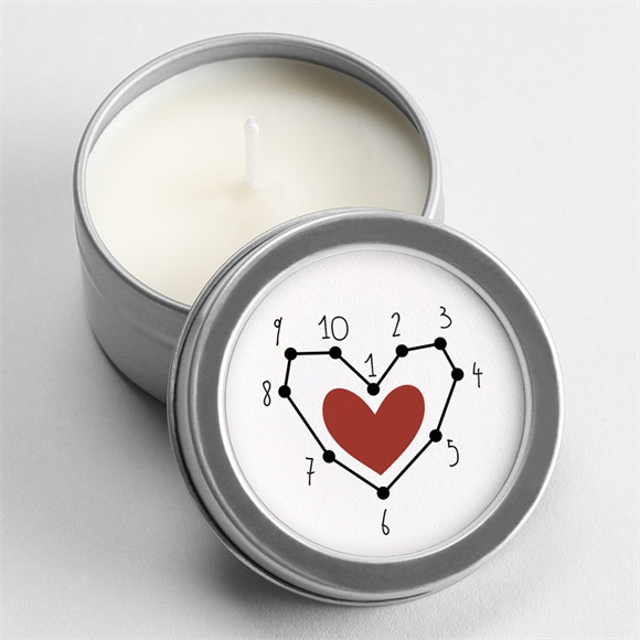 Bougie annonce grossesse À relier argent réf.N3602372