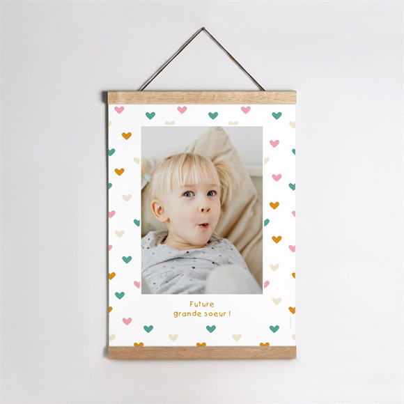 Affiche annonce grossesse Grande soeur réf.N260492