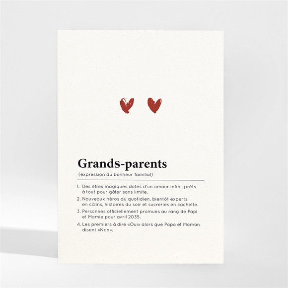 Carte annonce grossesse Grands-parents magnet réf.N210249