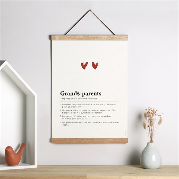 Affiche annonce grossesse Grands-parents réf.N260496