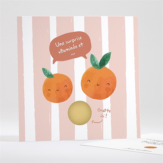 Carte annonce grossesse jeu