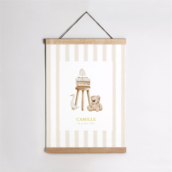 Affiche naissance Douceur marine réf.N260498