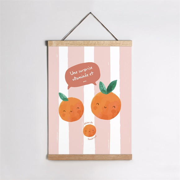 Affiche annonce grossesse Jeu réf.N260495