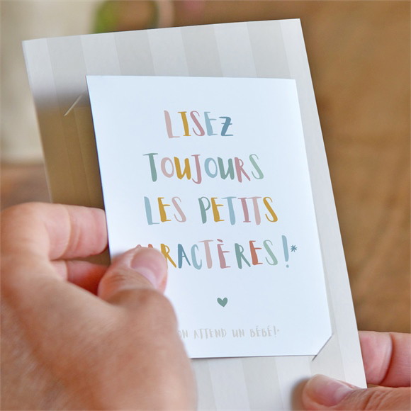 Carte annonce grossesse Originale duo réf.N23170