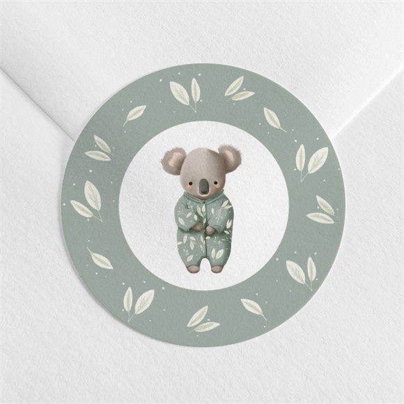 Sticker naissance Koala pyjama réf.N3602404