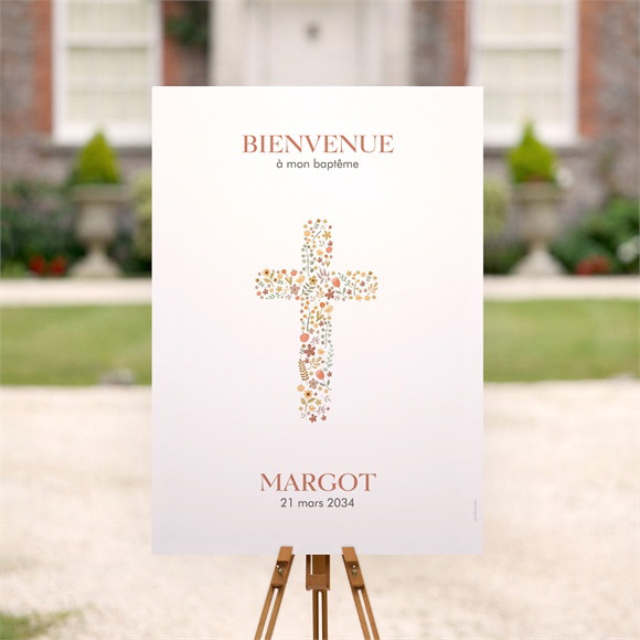 Panneau bienvenue Florilège réf.N260506