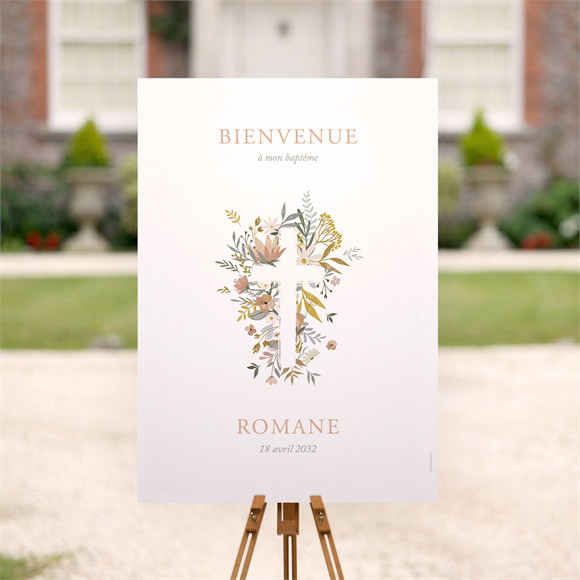 Panneau bienvenue Tout en Joie réf.N260508