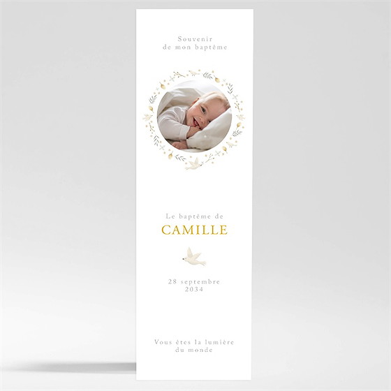 Signet baptême vers le beau magnet