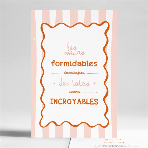 Carte annonce grossesse Tata réf.N241303