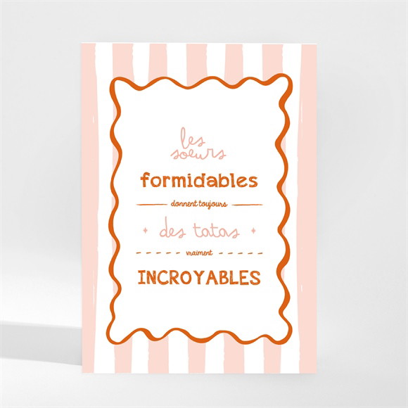 Carte annonce grossesse Tata magnet réf.N210252