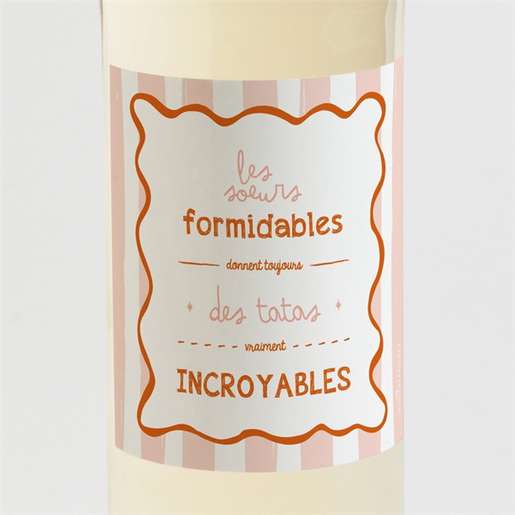 Étiquette bouteille annonce grossesse Tata réf.N3002207