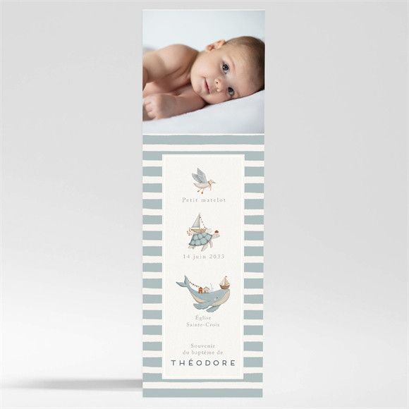 Signet baptême Animaux marins magnet réf.N200588