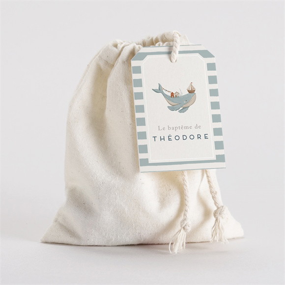 Pochon baptême Animaux marins réf.N2911106