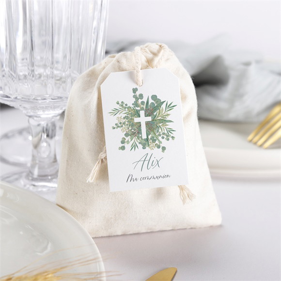 Boîte de dragées communion En Grâce pochon réf.N79121