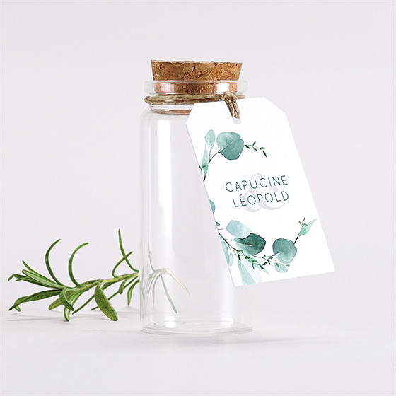 Boîte de dragées mariage grande esquisse mignonette