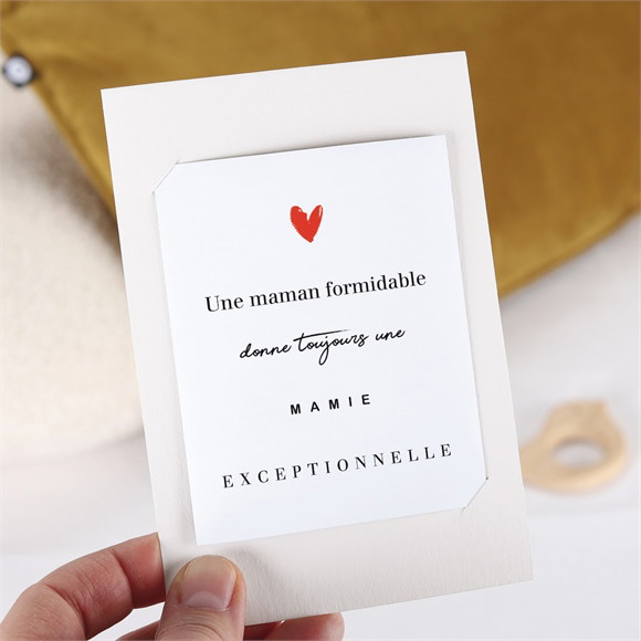 Carte annonce grossesse Bientôt mamie duo réf.N23188