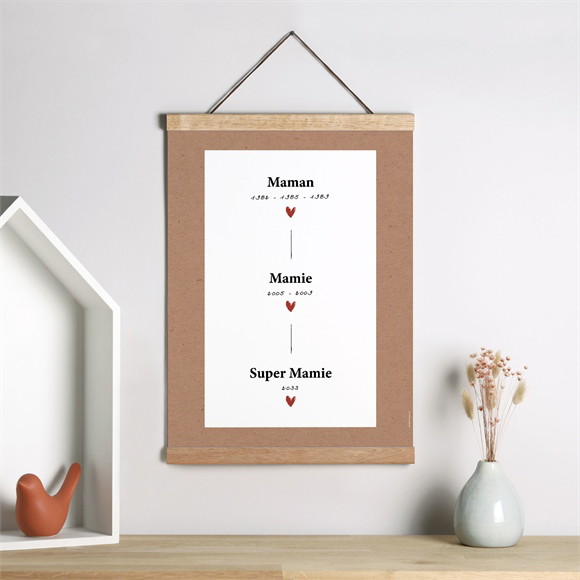 Affiche annonce grossesse Arrière grand-mère réf.N260522