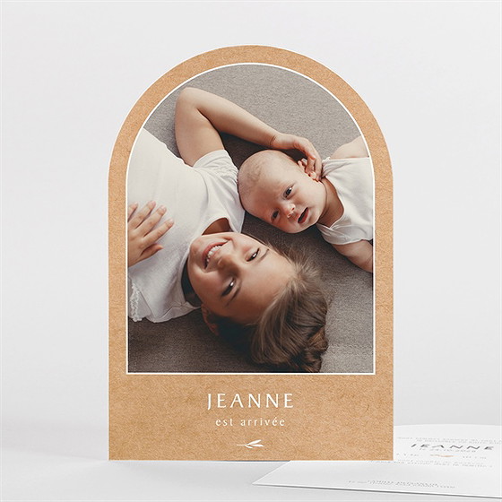 Faire-part naissance faire-part enveloppe arche