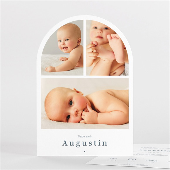 Faire-part naissance Multi photo arche réf.N27185