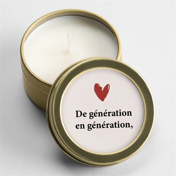 Bougie annonce grossesse En images or réf.N3602437