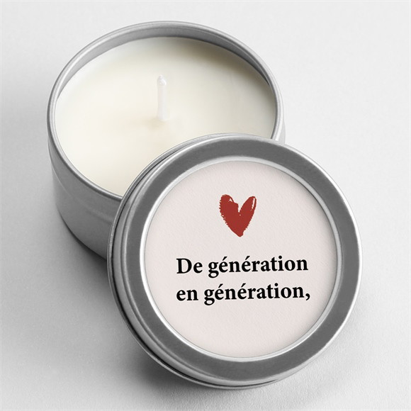 Bougie annonce grossesse En images argent réf.N3602438