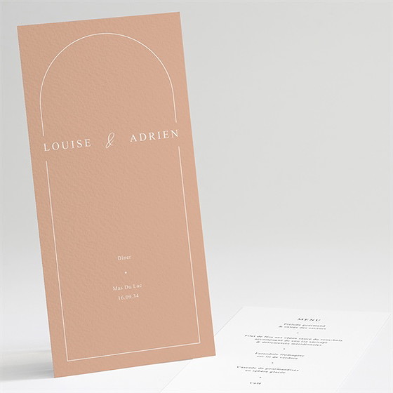 Menu mariage bel éclat