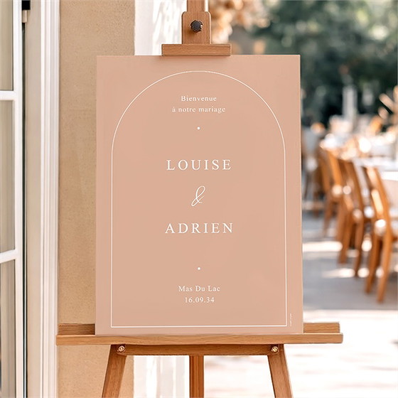 Panneau bienvenue bel éclat