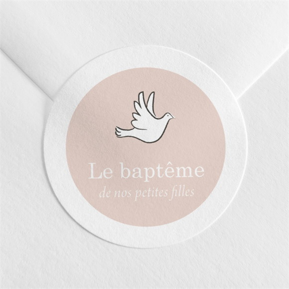 Sticker baptême Petites soeurs réf.N3602445