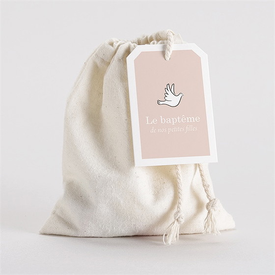 Pochon baptême petites soeurs