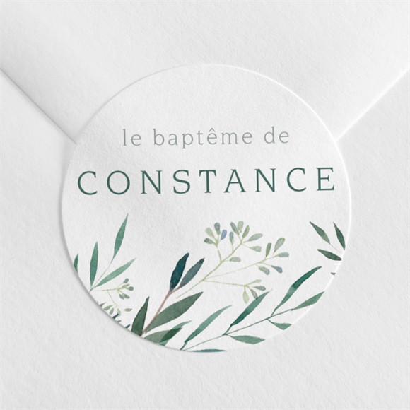 Sticker baptême Adulte réf.N3602448
